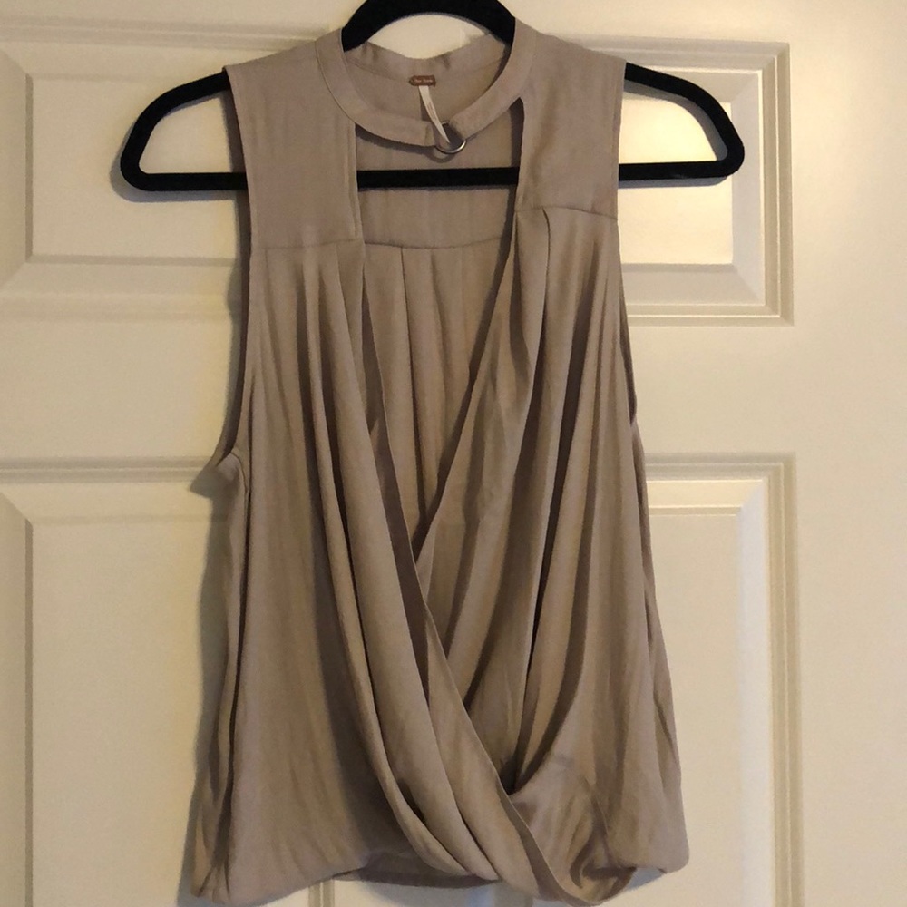 Free People Taupe Top